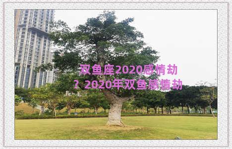 双鱼座2020感情劫？2020年双鱼感情劫